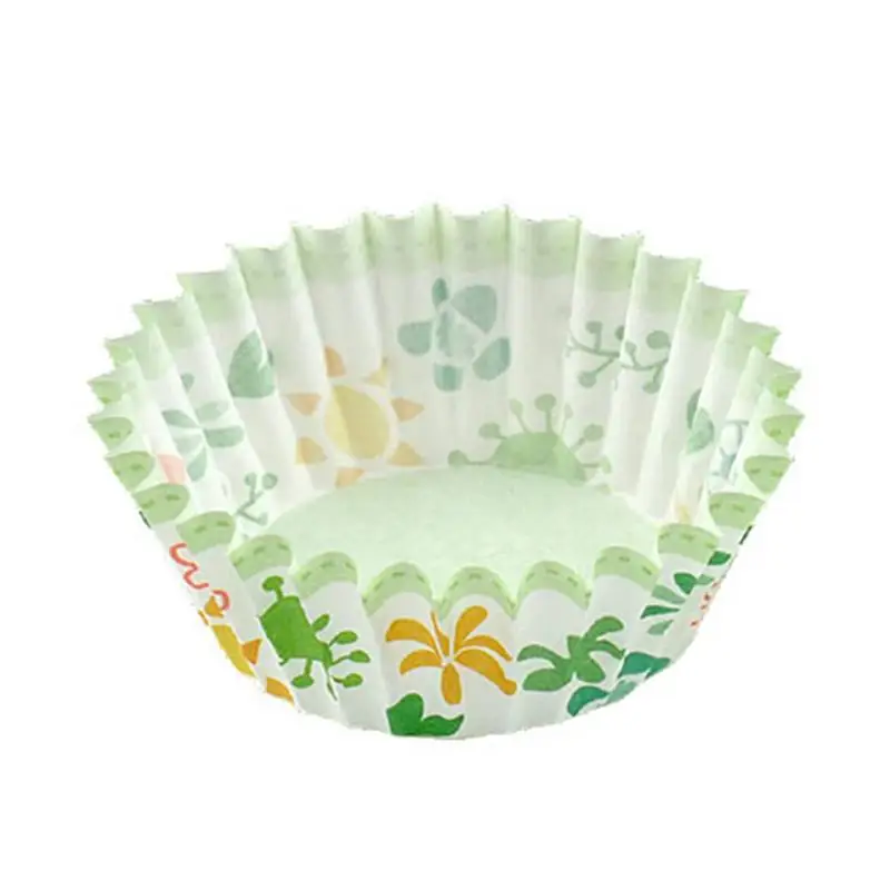 100 шт выпечки Маффин кекс бумажный стаканчик маслостойкий набор для с шоколадом