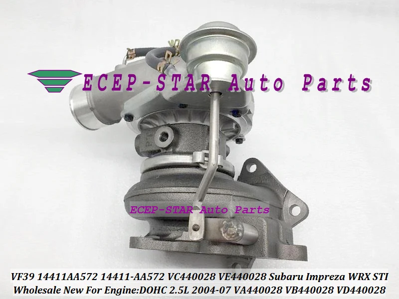 Турбо VF39 14411AA572 14411 AA572 VA440028 VB440028 VC440028 VD440028 для Subaru Impreza WRX STI EJ25 DOHC 2.5L 04