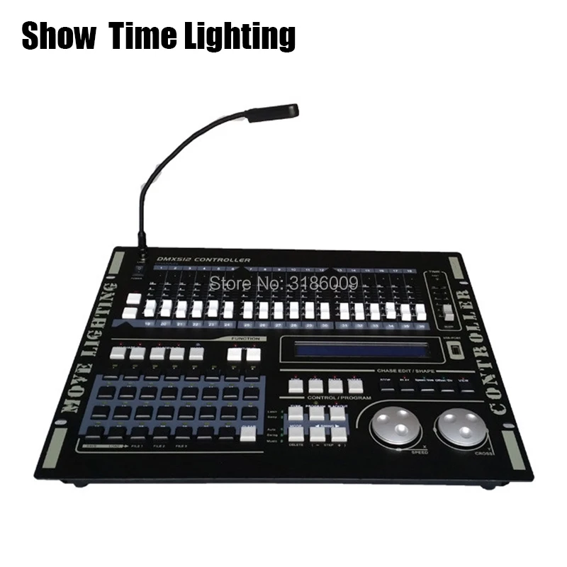 Самое время для супер Pro 512 DMX контроллер сценического светильник консоль XLR 3 led par
