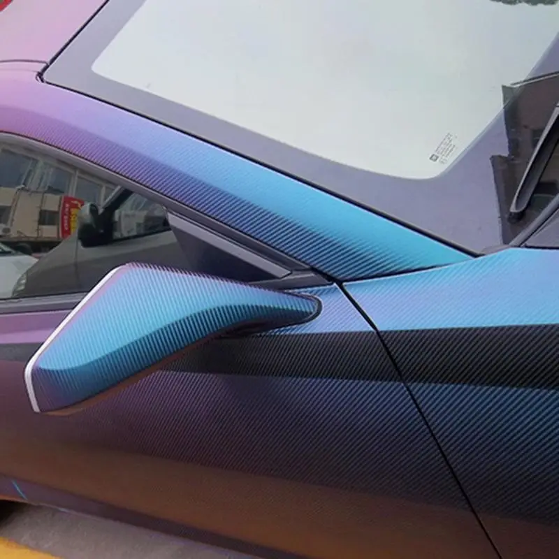 Красочные автомобильные наклейки пленка для автомобилей углеродное волокно
