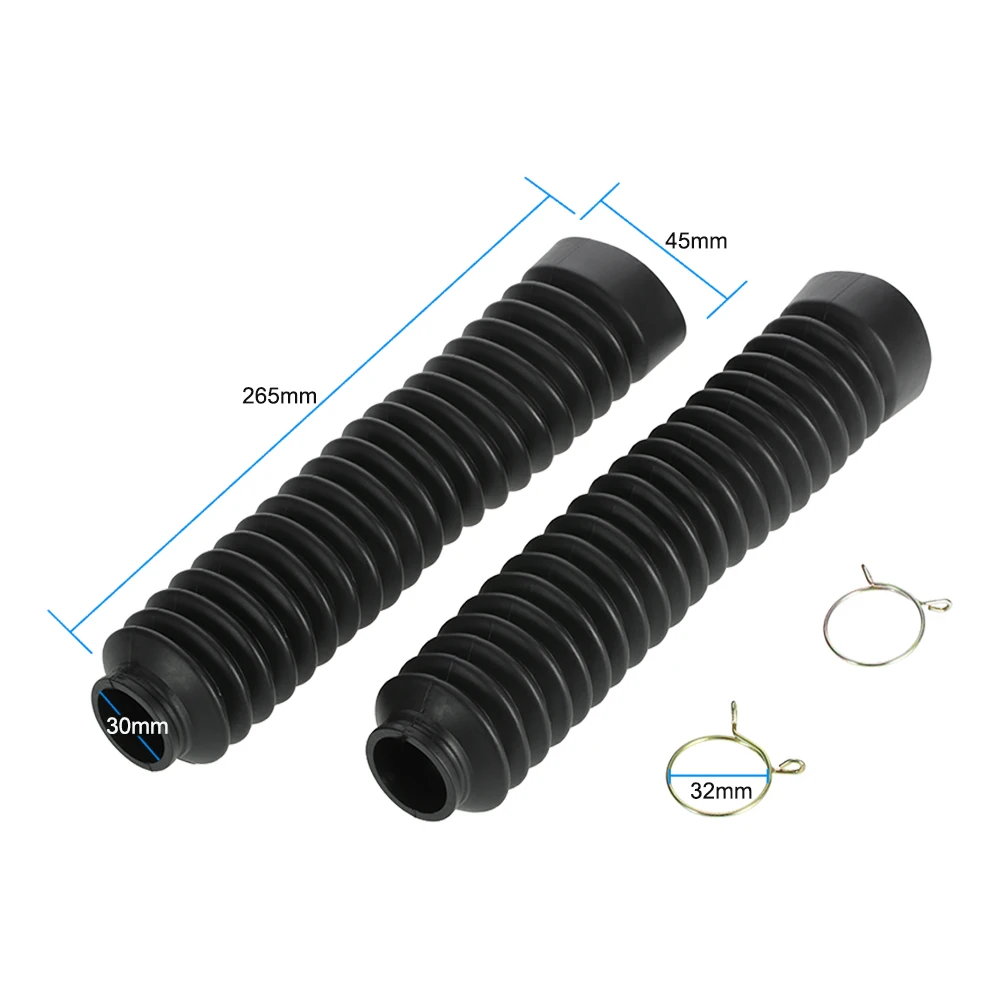 

Pair of 30*45mm Motorcycle Front Fork Boots Shock Boots