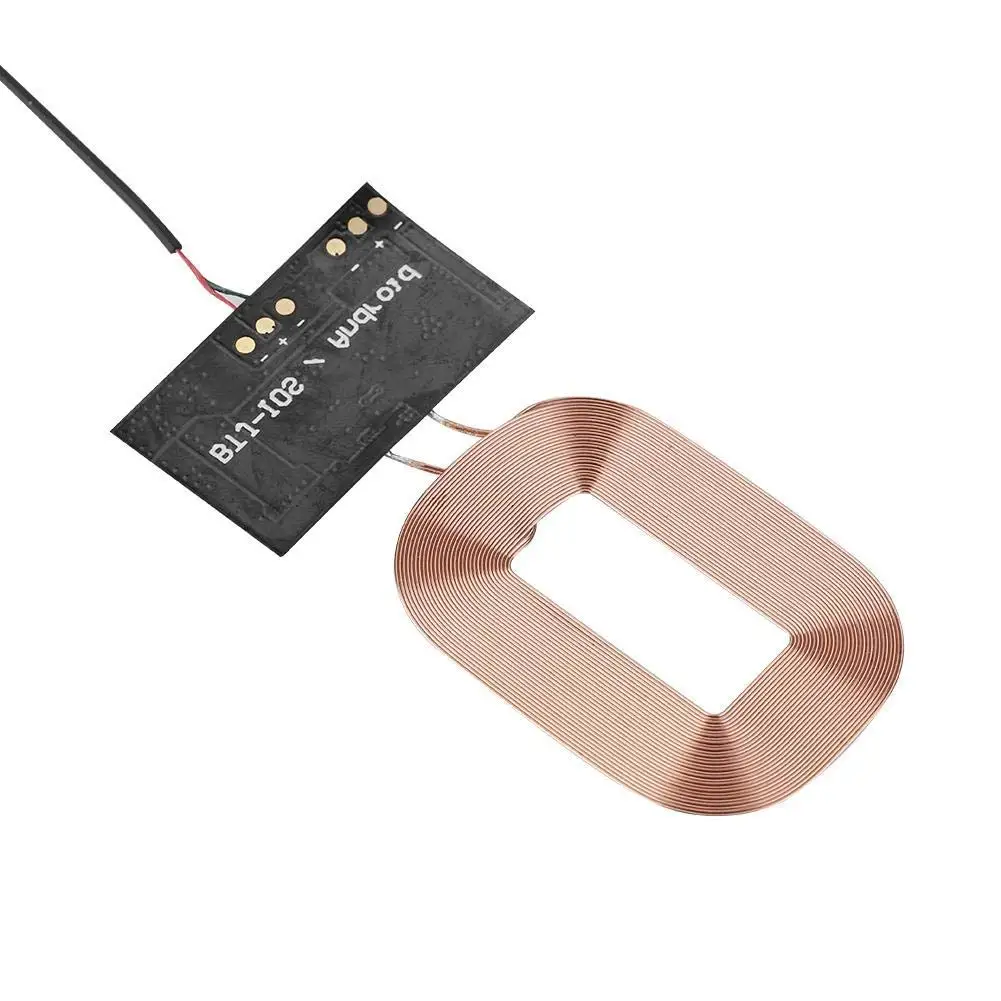 FFYY-DIY Qi стандарт беспроводной зарядки катушки модуль приемника печатной платы 5 В
