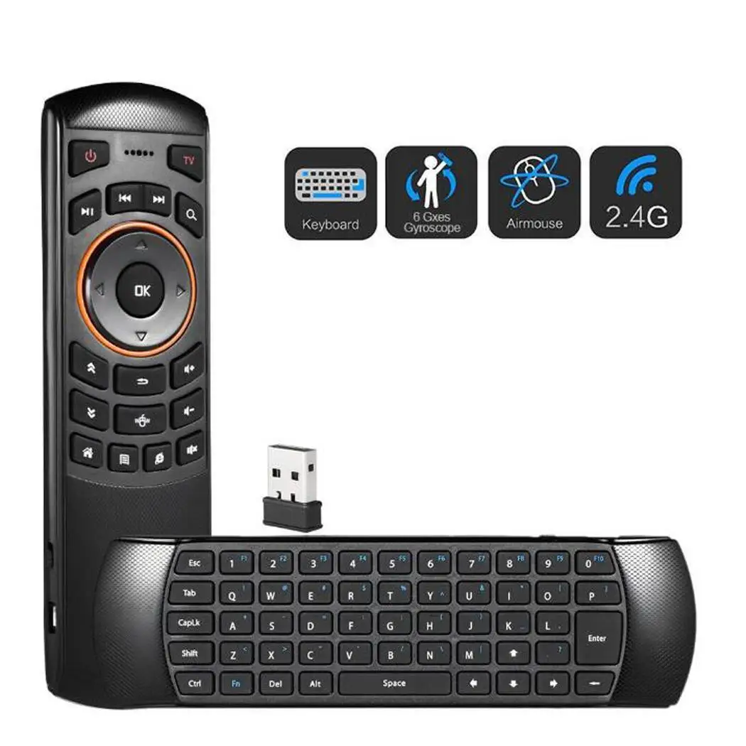 2 4 ГГц беспроводный контроллер дистанционного управления мини двухсторонний