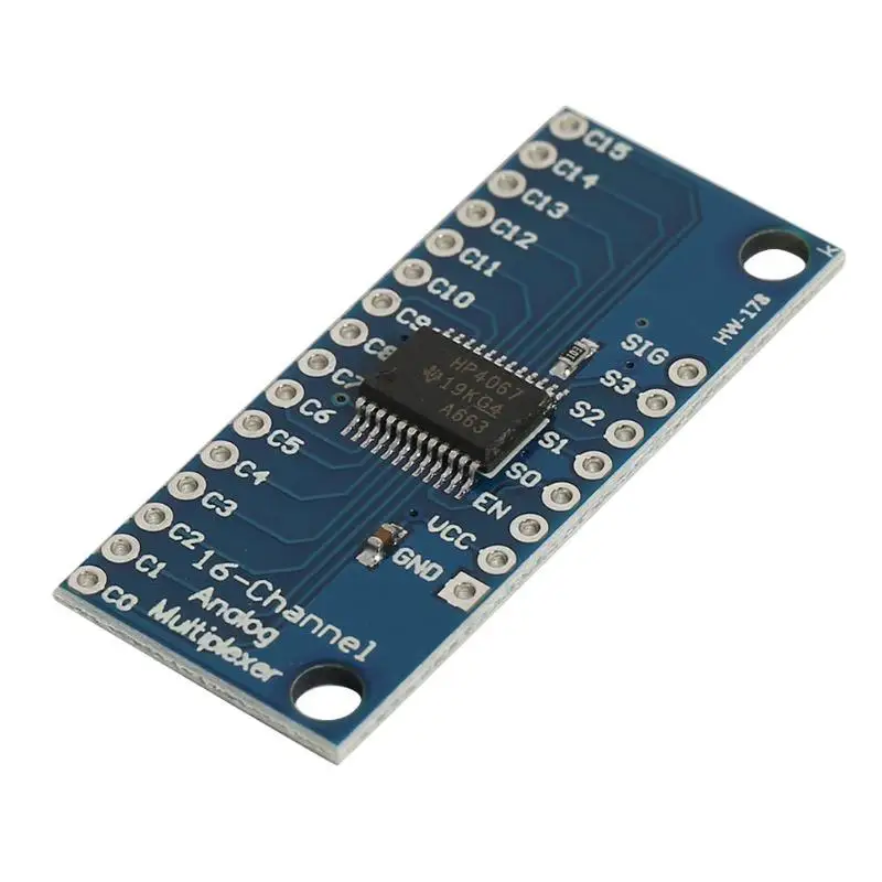 CD74HC4067 высокое Скорость КМОП матрица 16 каналов аналоговый/цифровой мультиплексер