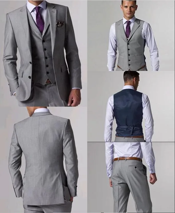 Latest Coat Pant Designs Beige Men Suit Prom Tuxedo Slim Fit 3 Piece Groom Wedding Suits For Men Custom Blazer Terno Masuclino