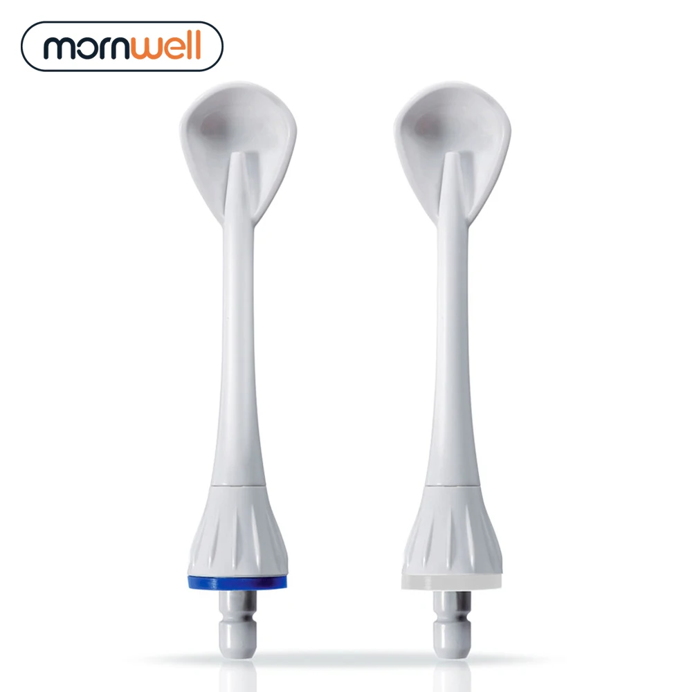 

2 Tongue Cleaner Tips Compatible With Mornwell D50&D52&F18 Water Flosser Oral Irrigator For Braces and Teeth Whitening