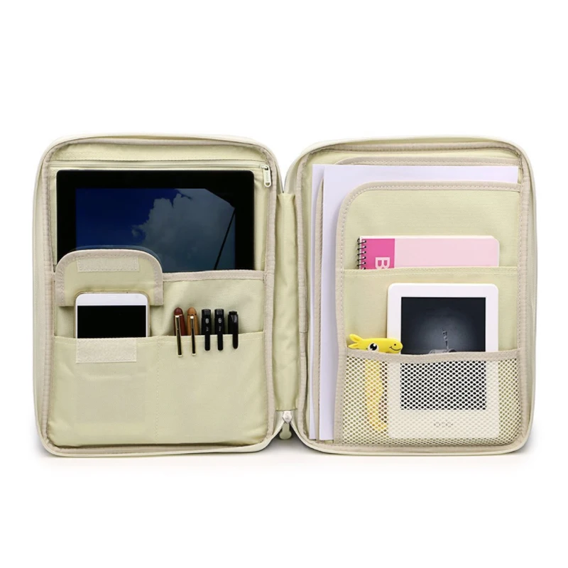 

Women's Document Bag Waterproof Passport Holder Office File Folder Laptop Handbag Notebook Organizer Business Travel Items Stuff