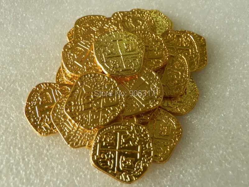 

Пиратские монеты из металла 100 шт.