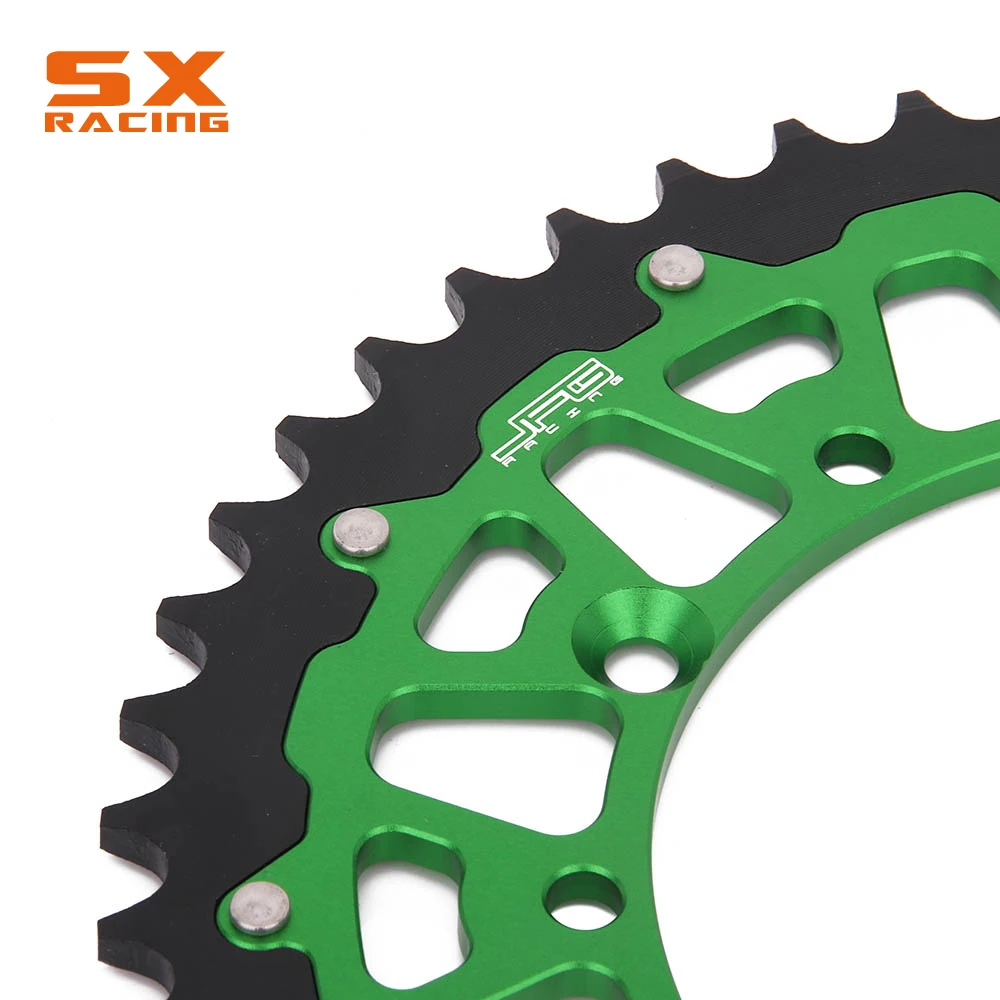 Мотоциклетная Задняя звездочка для KAWASAKI KDX KLX KX 125 200 250 500 650 KDX220R KX250F KX450F 42T 48T 49T 50T