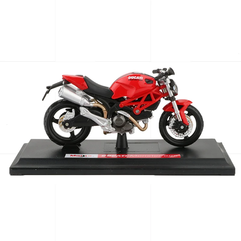 Maisto 1:18 масштаб сплава мотоцикл модели игрушки Моделирование монстр 696 гоночных