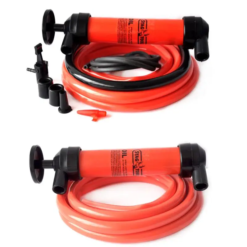 Portable Multi-purpose Manual Oil Pump Hand Tube Car Hose 200CC Liquid Transfer Sucker Suction Inflatable | Автомобили и