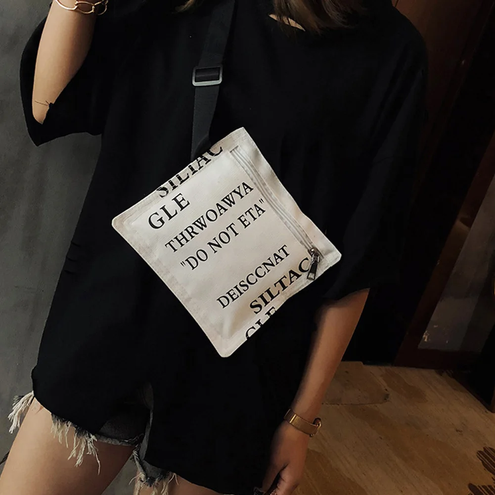 Модная сумка с буквенным принтом моделирующая Повседневная на плечо женская