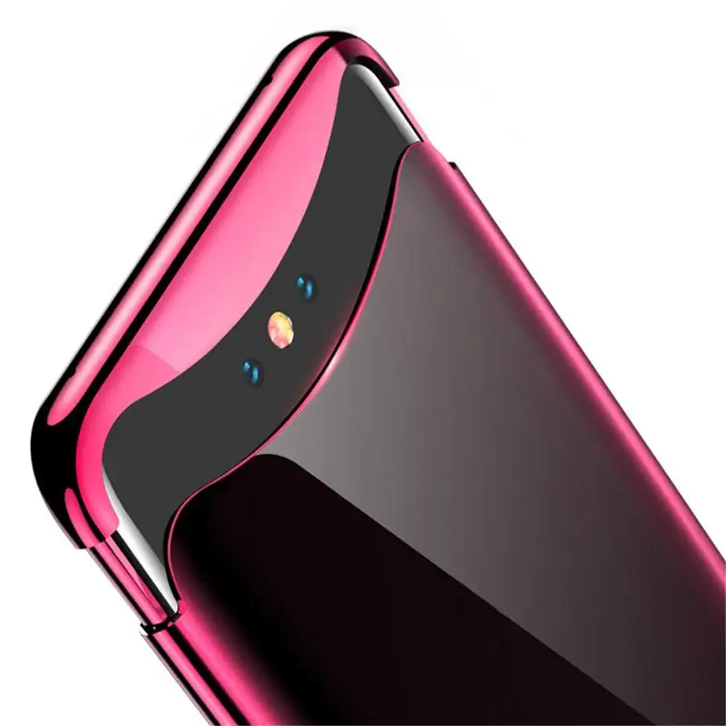 Новый чехол для OPPO Find X мобильного телефона с прозрачным покрытием два в одном