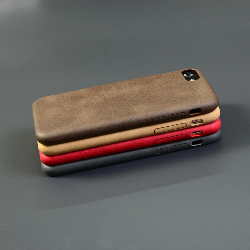 Чехол для телефона из искусственной кожи iPhone SE 2020 6S 7 8 Plus противоударный