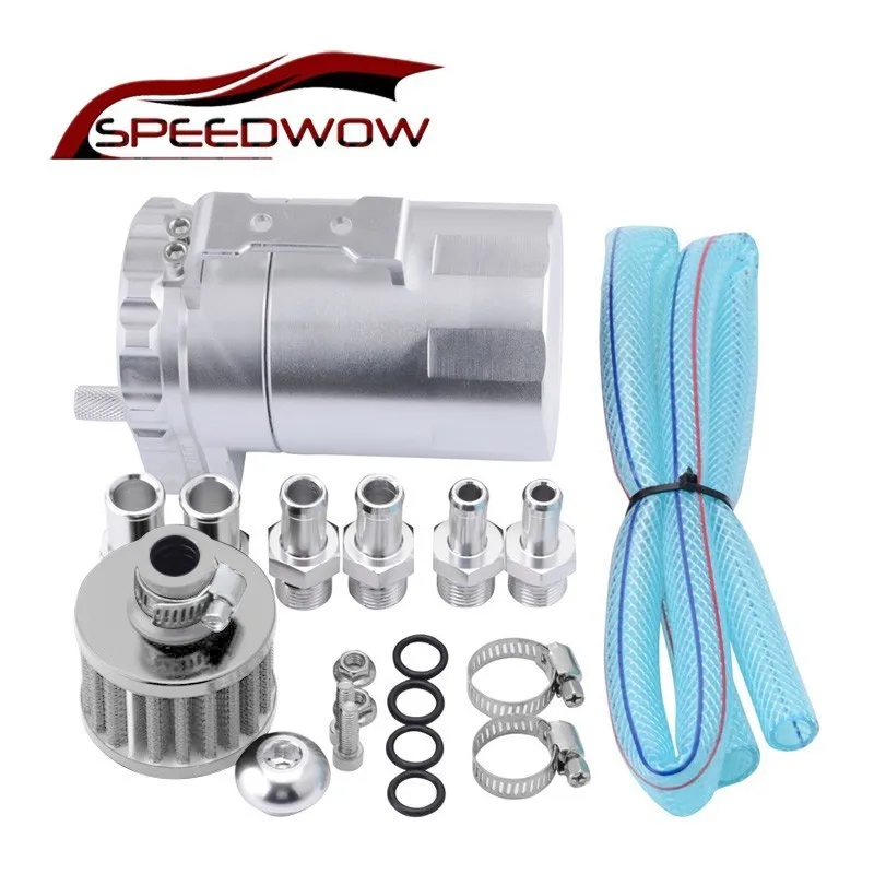 УНИВЕРСАЛЬНЫЙ маслоуловитель SPEEDWOW из алюминиевого сплава Racing Resevoir бак для ловли