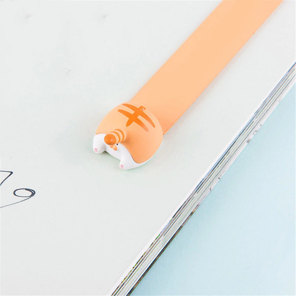 Мультяшная Милая Закладка в виде животных Собака Кошка Хомяк Лисичка держатель