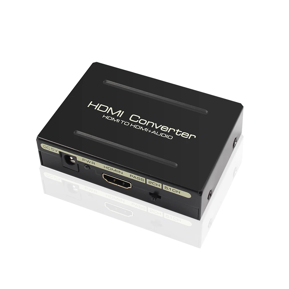 Новинка 1080P HDMI преобразователь аудио сплиттер в SPDIF RCA L/R видео экстрактор