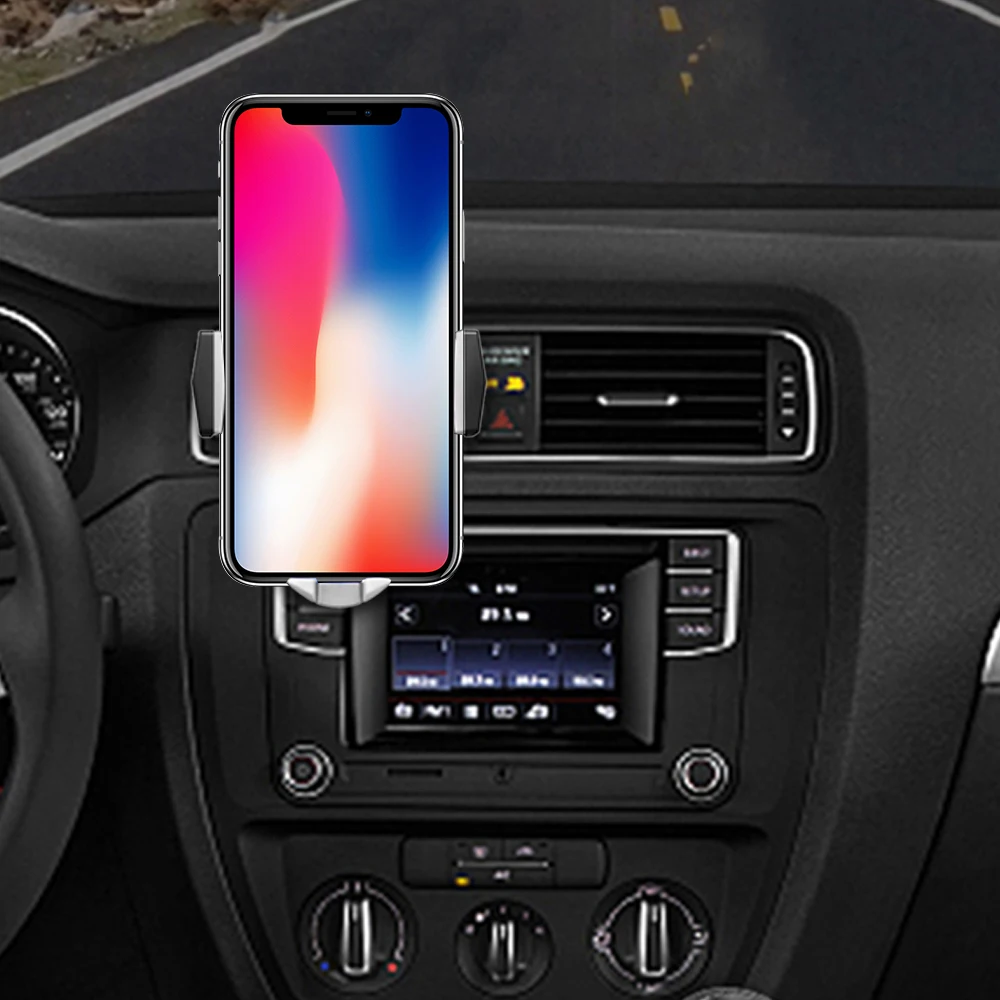 Автоматическое беспроводное автомобильное зарядное устройство для i-phone Android