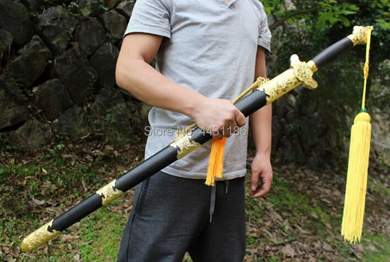 Китайский TaiChi Sword Jian гибкое лезвие из нержавеющей стали для WuShu/Taiji Упражнение нож
