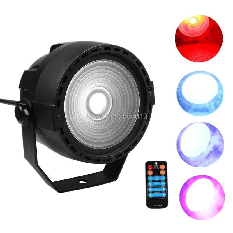 Беспроводной RGB + UV 30 Вт LED COB свет 3в1/RGBW/дистанционное управление Par DJ Mini DMX512 Wash