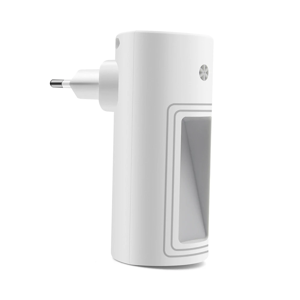 Датчик Ночной светильник 2 светодиодный PIR движения ванная комната лампа ing Plug In