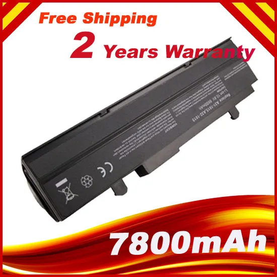 Аккумулятор с 9 ячейками на 7800 мАч для Asus Eee PC 1015 1015B 1015BX 1015C 1015CX 1015P 1015PD 1015PE 1015PEB 1015PED