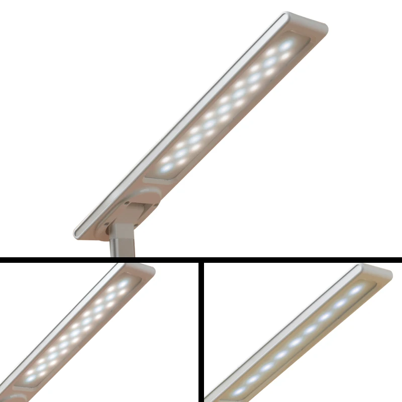 

LED hard light Cool and warm adjustable led Desk Lamps Foldable Qi Wireless Charger For iPhone X charging pad for Samsung