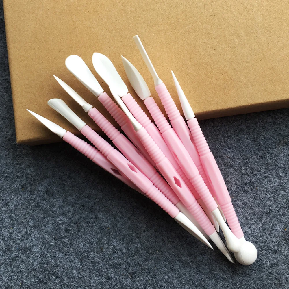 9 шт./компл. набор для скульптуры из пластиковой глины инструменты резьбы по воску