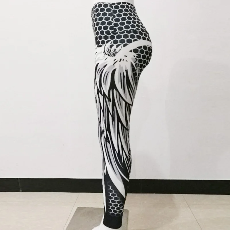2019 Hot Honeycomb Printed Yoga Pants Women Push Up Sport Leggings Professional Running Leggins Sport Fitness Tights Trousers