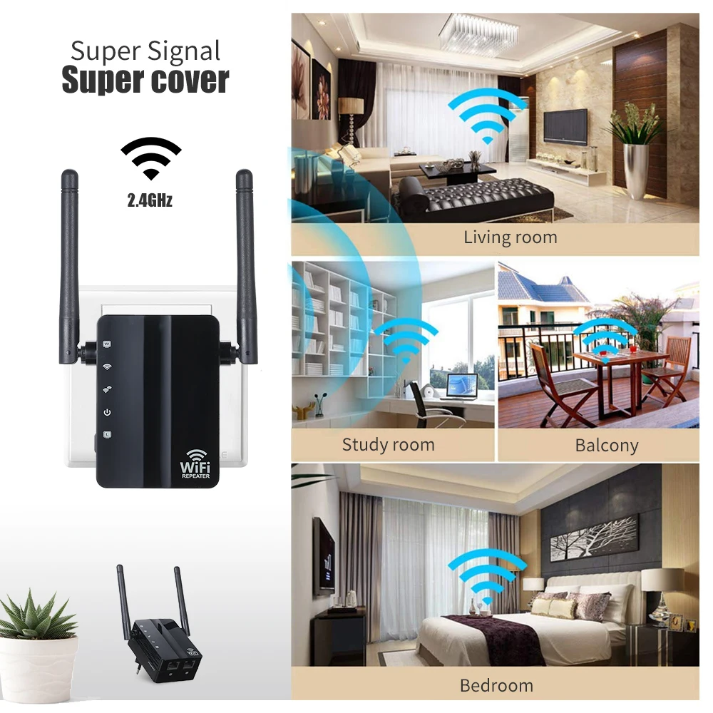 Wi Fi ретранслятор Беспроводной 300 Мбит/с маршрутизатор AP режим WiFi расширитель 2 4G