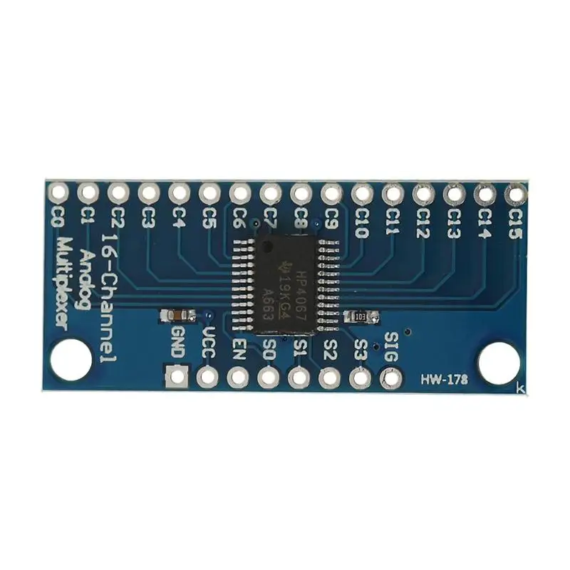 CD74HC4067 высокое Скорость КМОП матрица 16 каналов аналоговый/цифровой мультиплексер