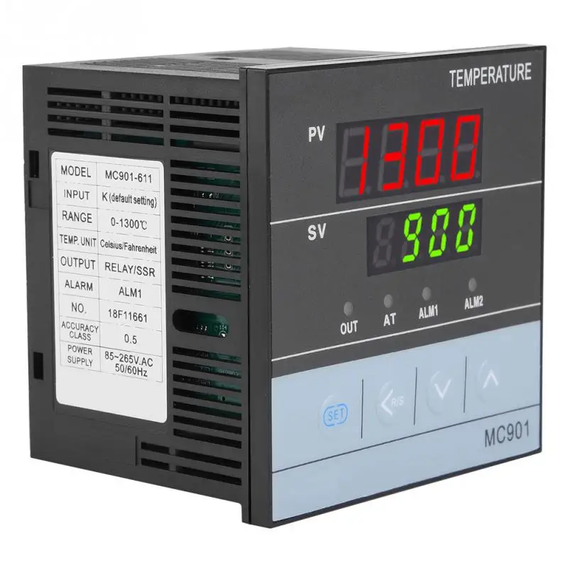 MC901 цифровой регулятор температуры PID температурный контроллер K Тип PT100 датчик