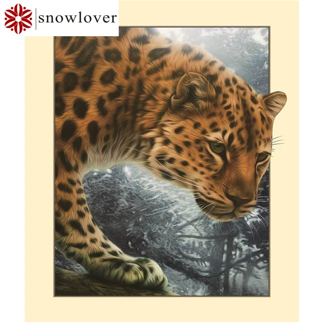 

Sonwlover DIY 5D алмазная картина полностью квадратная леопардовая Картина декоративная живопись мебель декоративная мозаика алмазная живопись