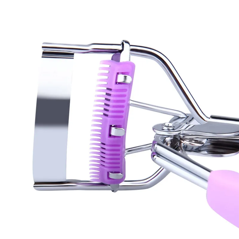 Rakado Eyelash Curler With Comb Heart Tweezers Curling Eye Lash Clip Cosmetic Beauty Peach Love Mascara Belt Handle | Красота и