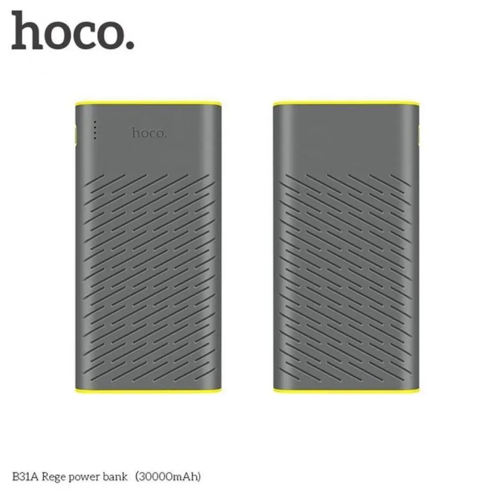 HOCO Power Bank 30000 мАч 18650 внешние аккумуляторы портативное зарядное устройство для
