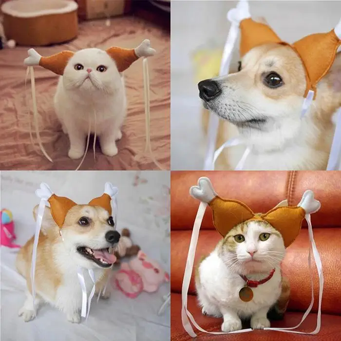 Pet Cat головной убор для собак куриные ножки форма Свадебный ободок вечерние