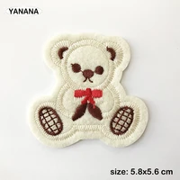 little bear patch for clothing iron on embroidered sewing applique cute sew on fabric badge diy