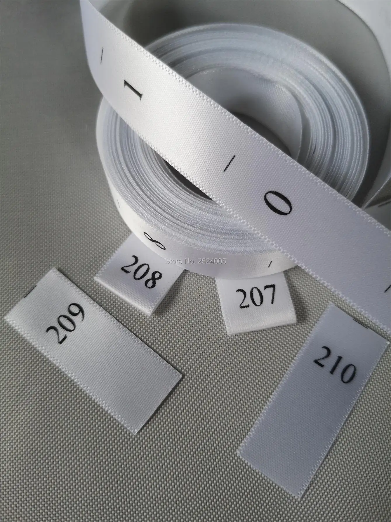 

free shipping wholesales clothing number size labels 0-200 in stock/satin size label/garment label printing/silk number tag