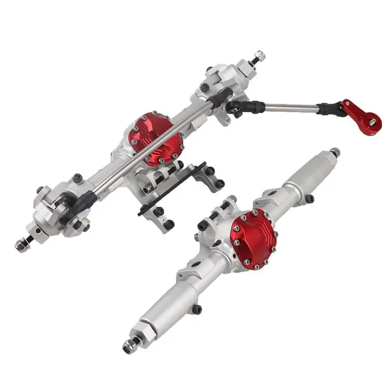 Передние и задние оси Fimonda из алюминиевого сплава для Axial SCX10 II 90046 90047 1/10 RC