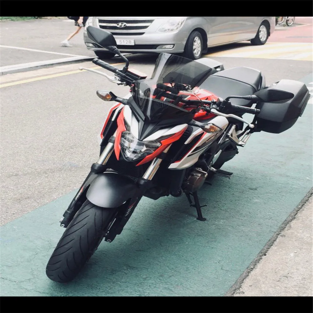 

Smoke Black Motorcycle Racing Windshield Windscreen Wind Shield Protector For Honda CB650F 2013-2018
