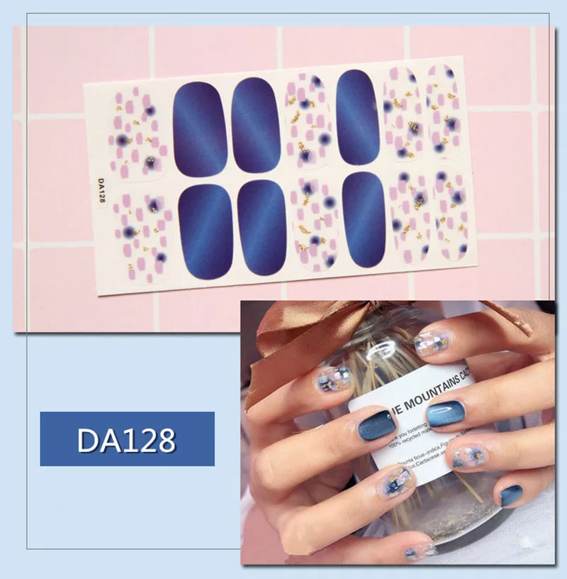 Фото 14 подсказок/лист красота наклейки для ногтей полное покрытие украшения DIY