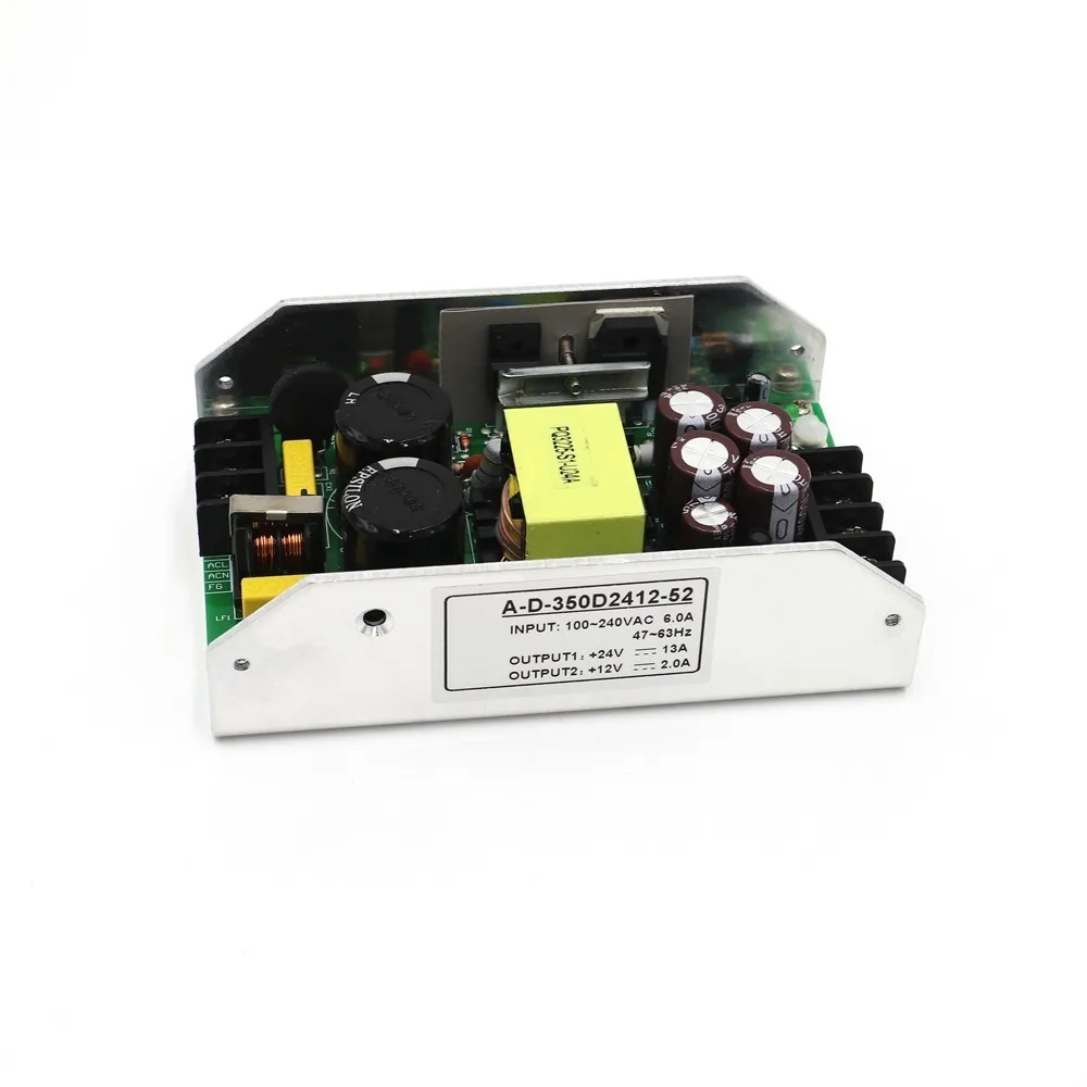 Цифровой Мощность усилитель источника питания Выход DC24v 13A & 12V 2A 350W Переключатель