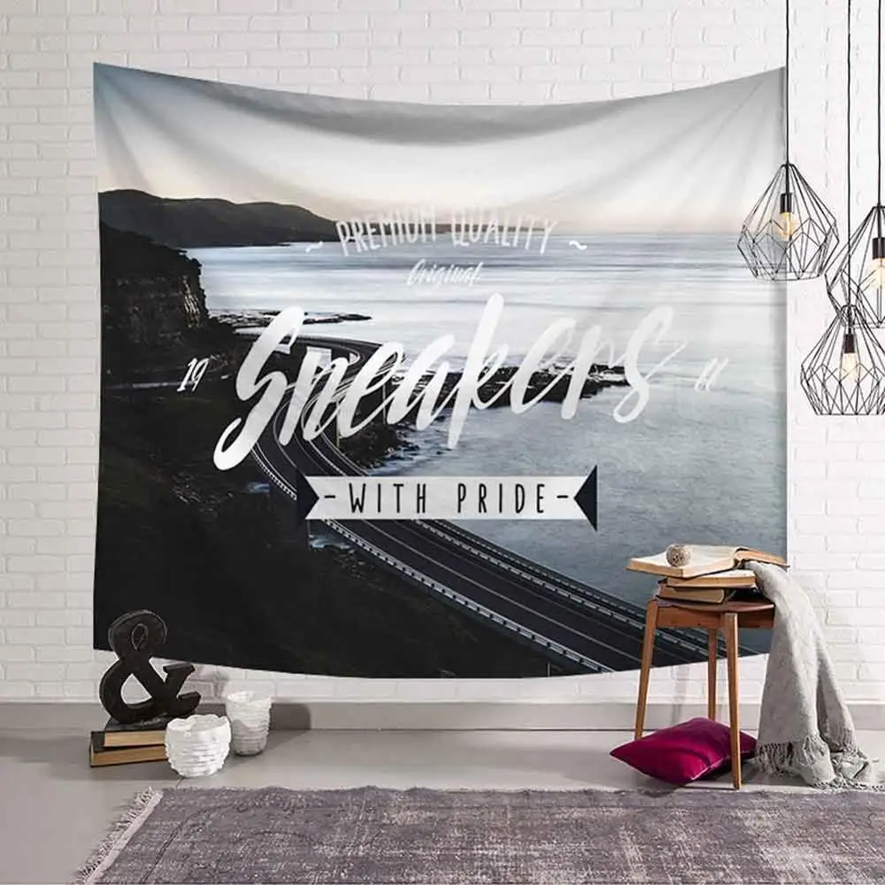 Ретро гобелен Insignia Miracle настенная подвесная океанская волна коврик для пикника