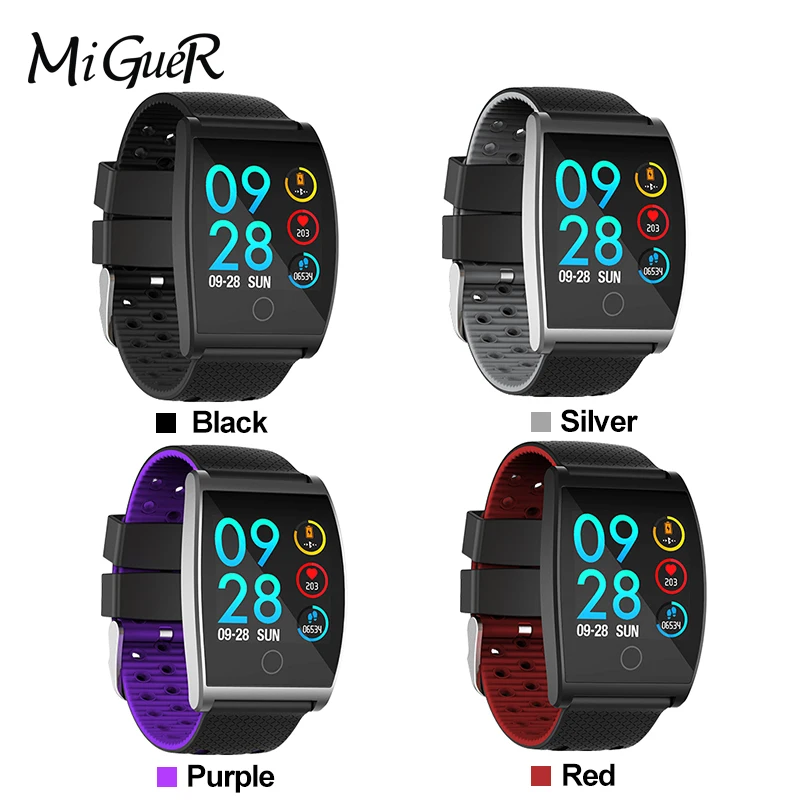 MiGueR QS05 IP67 водонепроницаемые Смарт часы для измерения артериального давления GPS