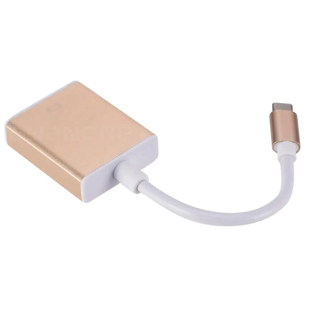 Адаптер для видеокабеля Type C док станция USB 3 1 к VGA 1080P HD конвертер телефона MacBook