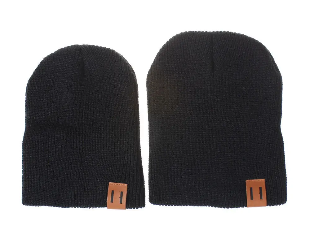 New Family Cap Matching Winter Baby Kids Dad Mom Knitted Crochet Beanie Warm Hat | Детская одежда и обувь