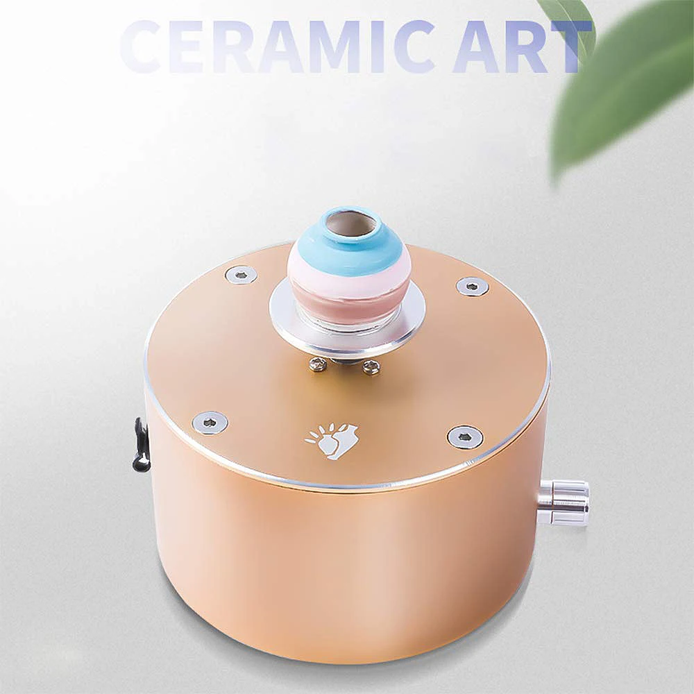 12V керамическая художественная продукция мини глина делая гончарная машина 1500Rpm