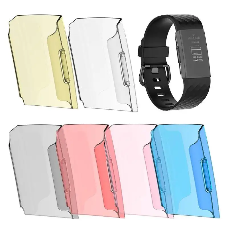 

1 шт. защитный чехол для экрана для часов Fitbit Charge 3 Smart Watch 35*25*10 мм
