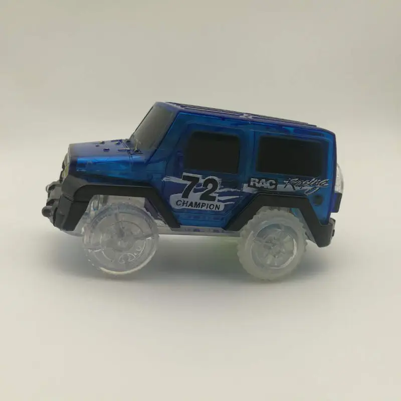 1Pcs Hot Sale Electronics Special Car for Magic Track Toys with Flashing Lights Educational Games Children 2C014 |