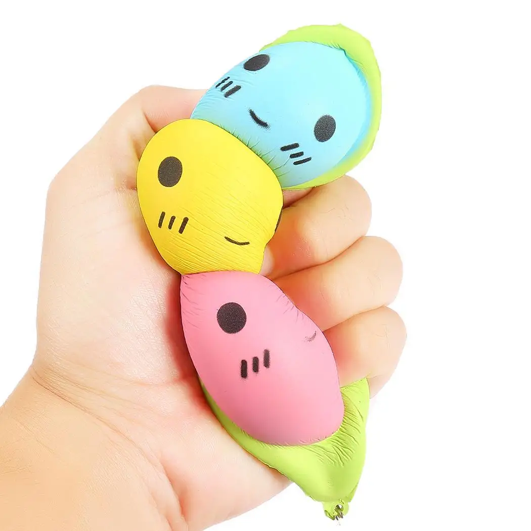 Игрушки для лица цепь Bean you squeeze Relief Key after Toys ручная выдавливание Мультипликация